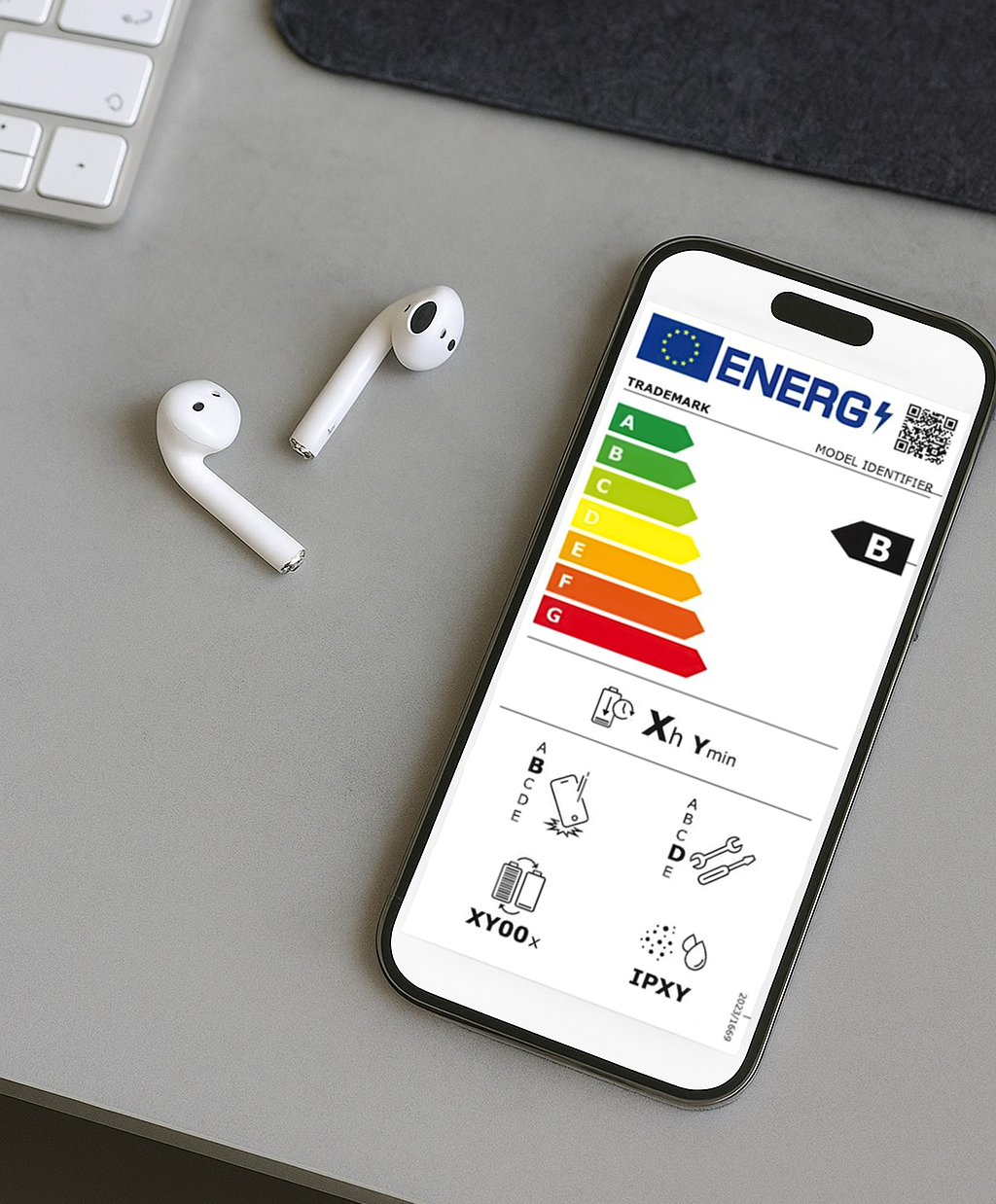 Energieetikett Smartphone
